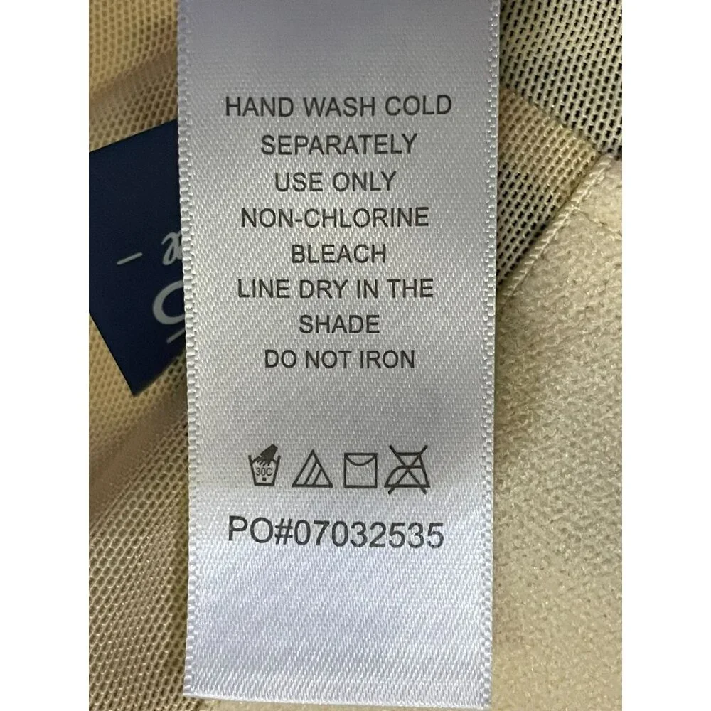 Swim 365 Tankini Top Womens 26 Used Blue White - Picture 9 of 13